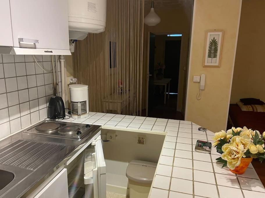 Studio N•2 Avec Patio En Plein Coeur De La Ville Bagnères-de-Bigorre Eksteriør billede
